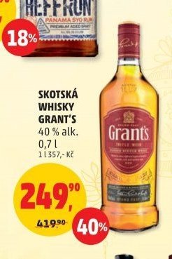 Skotská whisky Grant's