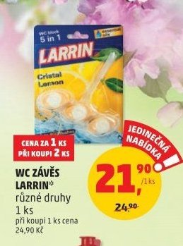 WC ZÁVĚS LARRIN různé druhy