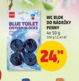 WC BLOK DO NÁDRŽKY PENNY 4x 50 g