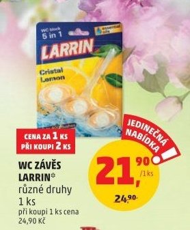 WC ZÁVĚS LARRIN různé druhy