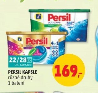 PERSIL KAPSLE různé druhy