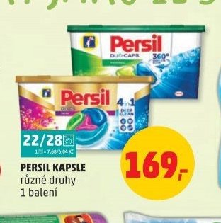 PERSIL KAPSLE různé druhy 1 balení