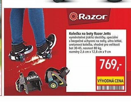 Kolečka na boty Razor Jetts