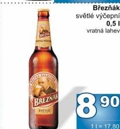 Pivo světlé výčepní 10° Březňák