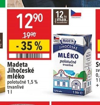 Madeta Jihočeské mléko