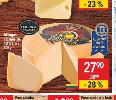 Džiugas 12 měsíců 40% t. v s.