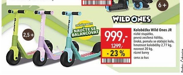Koloběžka Wild Ones JR