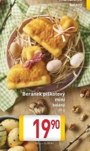 Beránek piškotový mini