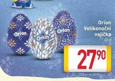 Orion Velikonoční vajíčka