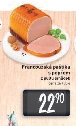 Francouzská paštika s pepřem