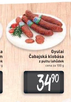 Gyulai Čabajská klobása
