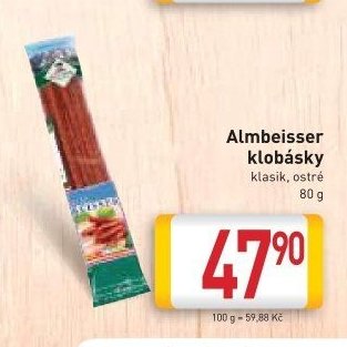 Almbeisser klobásky