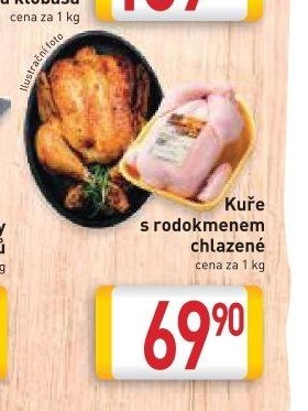 Kuře s rodokmenem chlazené