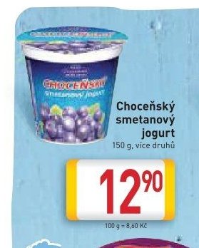 Choceňský smetanový jogurt