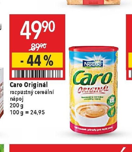 Caro Originál rozpustný cereální nápoj 200 g