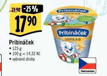 Dezert Pribináček - Albert akcniletaky.com