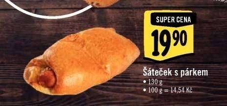 Šáteček s párkem