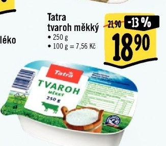 Tvaroh měkký Tatra