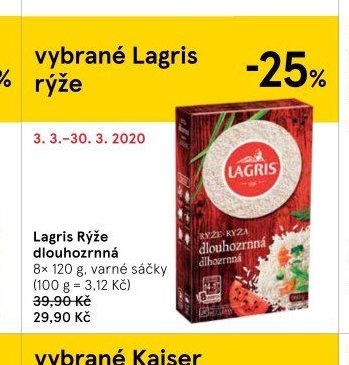 Lagris Rýže dlouhozrnná