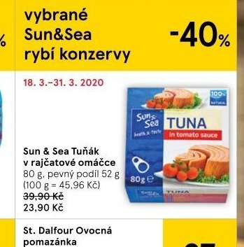 Sun & Sea Tuňák v rajčatové omáčce