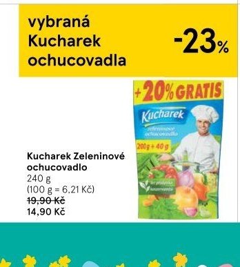Kucharek Zeleninové ochucovadlo