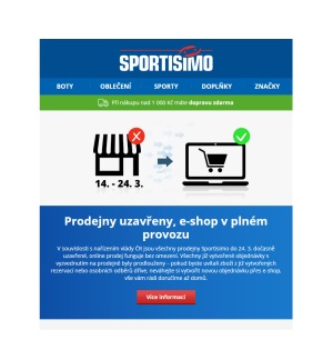 akční leták Sportisimo 17.3.2020-24.3.2020