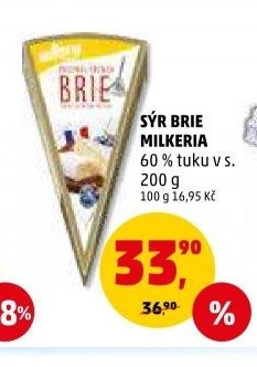 SÝR BRIE MILKERIA 60 % tuku v s. 200 g