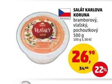 SALÁT KARLOVA KORUNA
