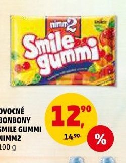 OVOCNÉ BONBONY SMILE GUMMI NIMM2