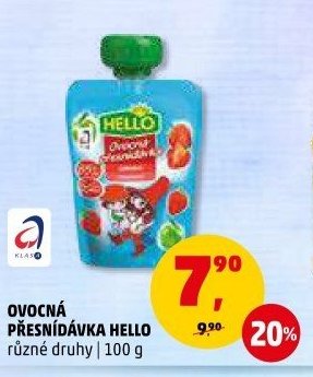 Ovocná přesnídávka Hello