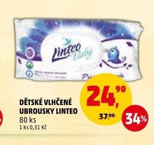Dětské vlhčené ubrousky Linteo