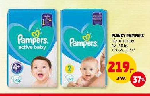 Plenky Pampers