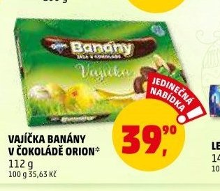 VAJÍČKA BANÁNY V ČOKOLÁDĚ ORION