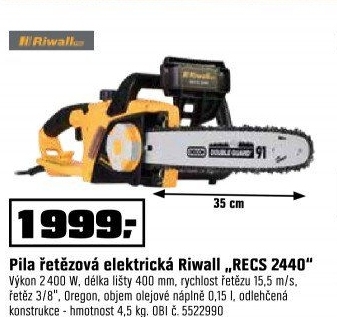 Elektrická pila Riwall RECS2440