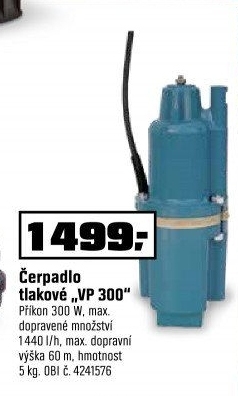 Ponorné čerpadlo Elpumps