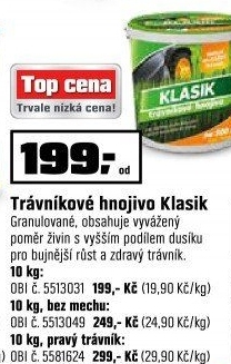 Trávníkové hnojivo