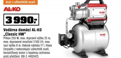 Vodárna domácí HW 3000 INOX Classic Al-ko