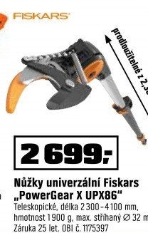 Zahradní nůžky housenice Fiskars