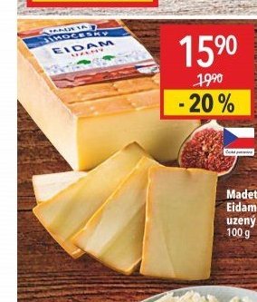 Madeta Jihočeský Eidam 44 % t. v s.