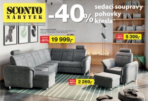 akční leták Sconto nábytek 20.3.2020-9.4.2020
