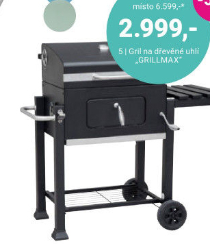 GRIL NA DŘEVĚNÉ UHLÍ „GRILLMAX“