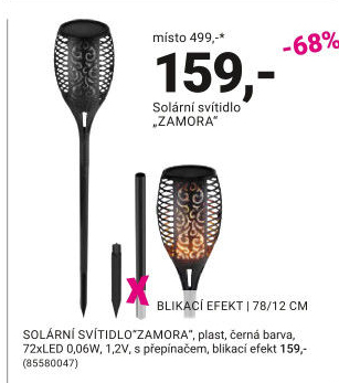 SOLÁRNÍ SVÍTIDLO “ZAMORA“