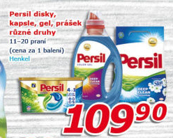 Prací kapsle Discs 4v1 Persil