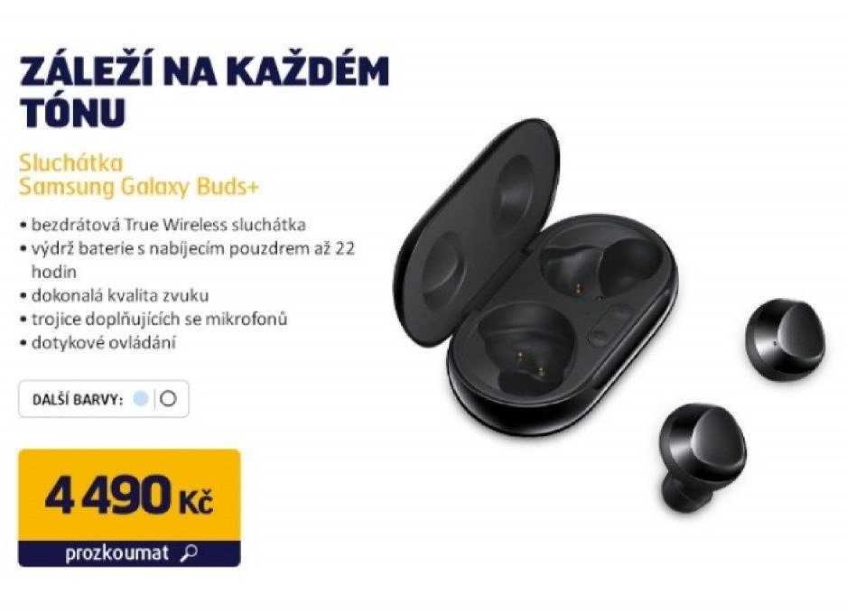 Sluchátka Samsung Galaxy Buds+