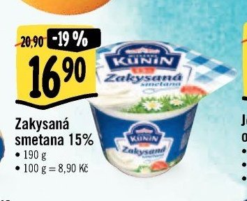 Zakysaná smetana 15%