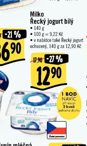 Milko Řecký jogurt bílý