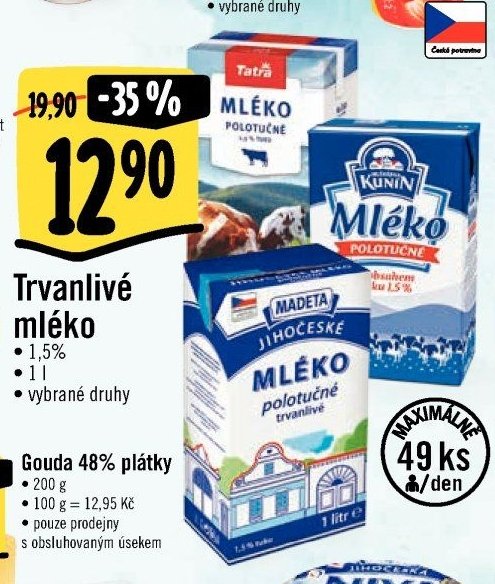 Trvanlivé mléko
