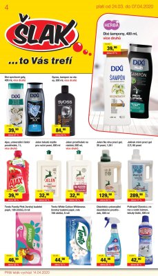 akční leták Šlak drogerie 24.3.2020-7.4.2020