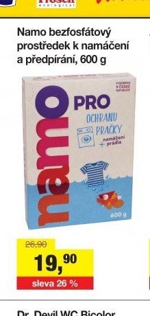 Namo bezfosfátový prostředek k namáčení a předpírání, 600 g