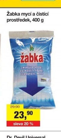 Žabka mycí a čistící prostředek, 400 g